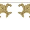 ORNAMENT Z PYŁU DRZEWNEGO F560126 NAROŻNIK - obrazek 2