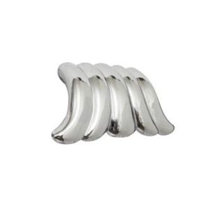 chromowany uchwyt meblowy o rozstawie 32 mm