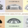 Kolekcja małych uchwytów typu _muszelka_